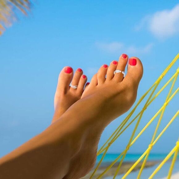 Silver Adjustable Boho Open Toe Rings - Set of 20 - Picture 8 of 11